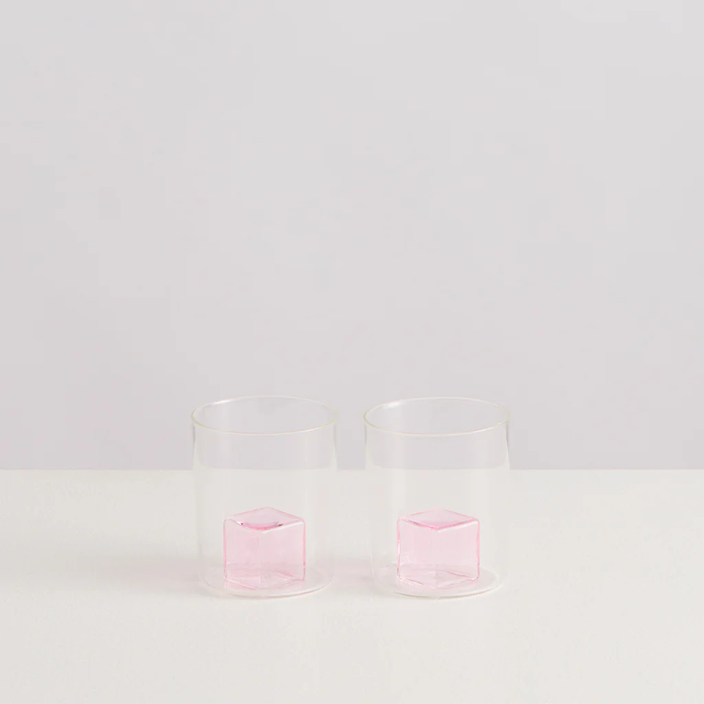2 Pink Ice Gobelets