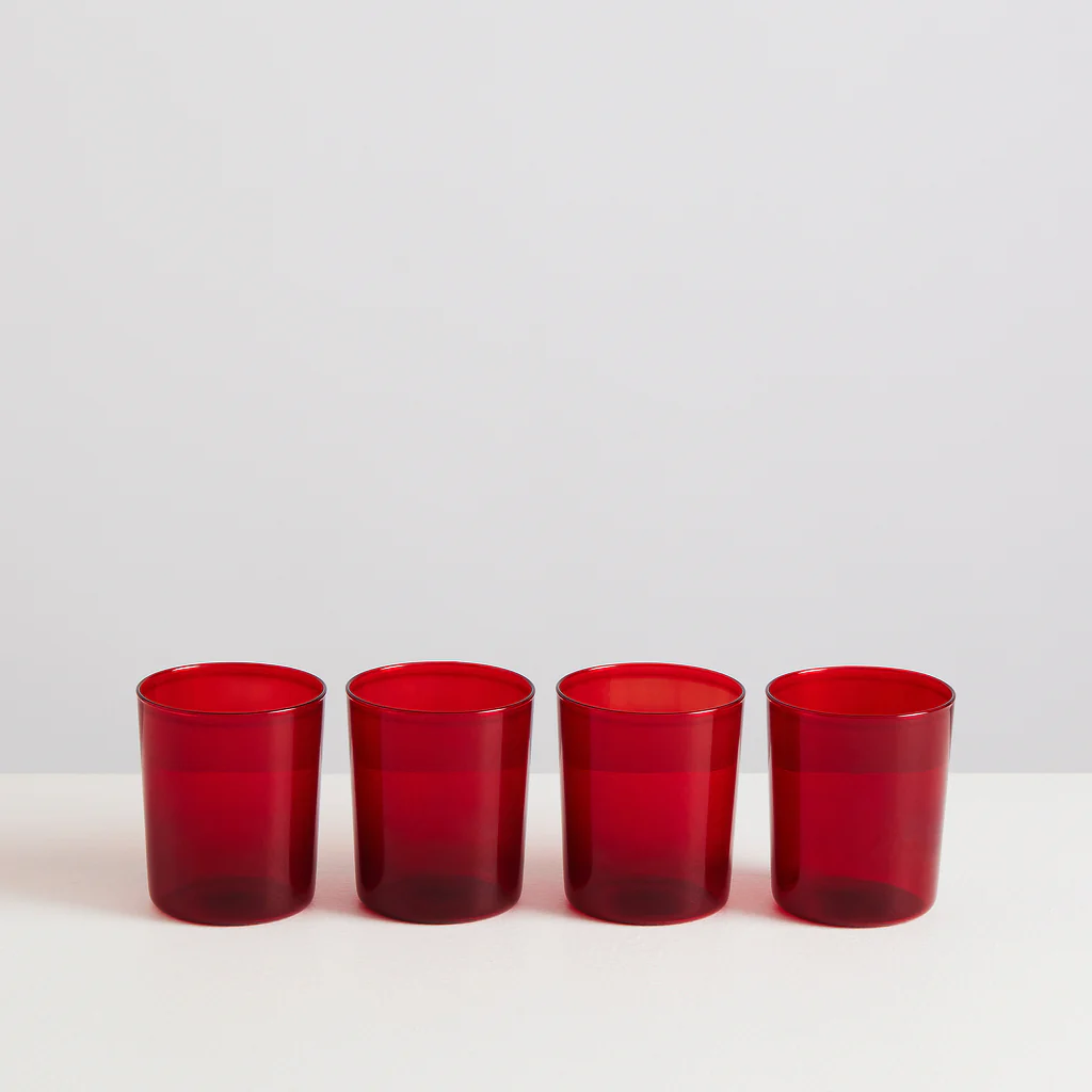 4 Large Gobelets | Rouge - Image 2