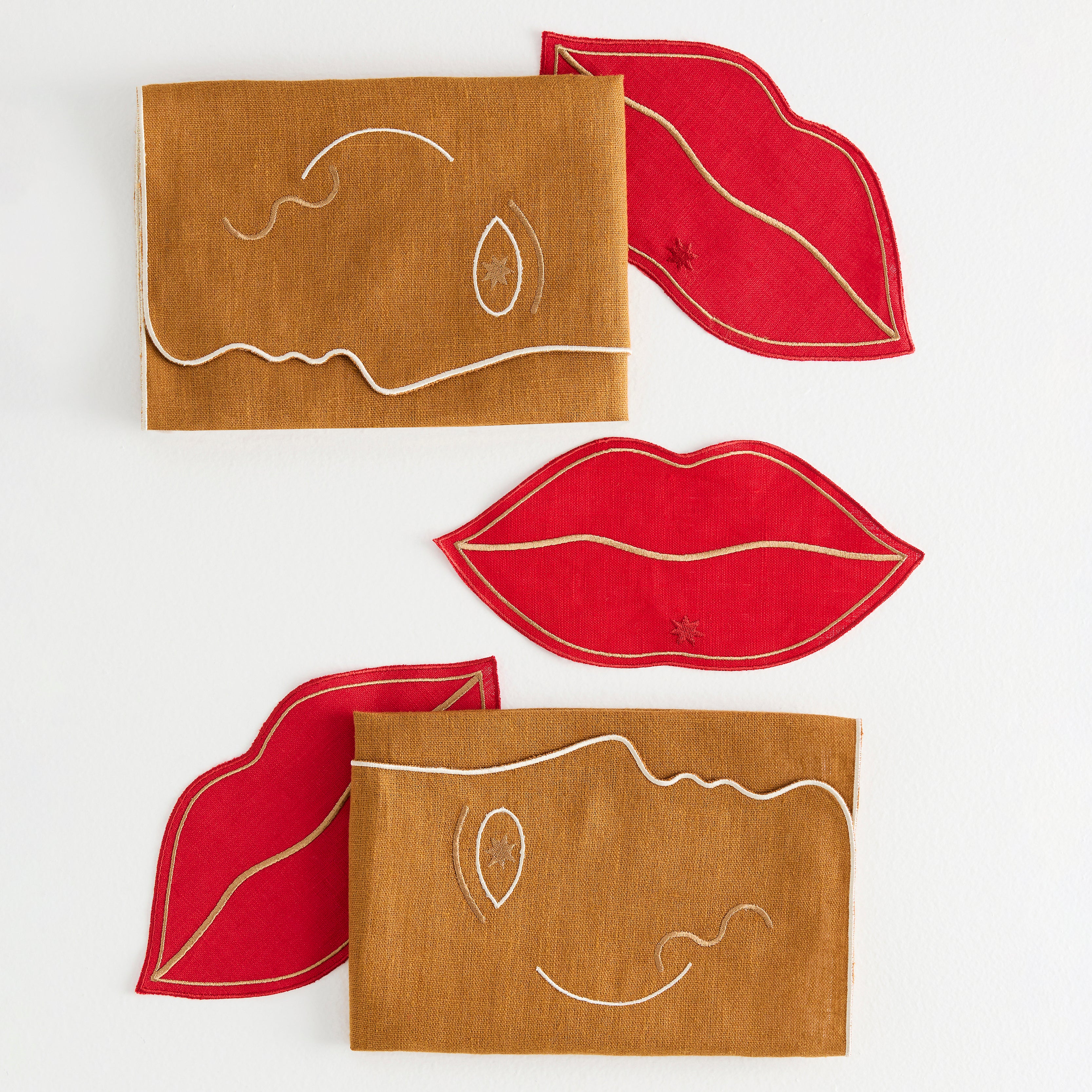 4 Bisous Napkins - Image 4