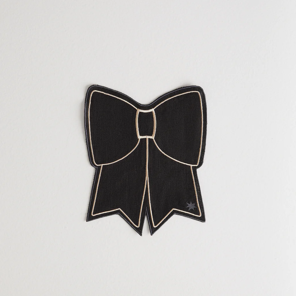 4 Bow Cocktail Napkins