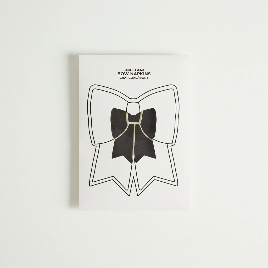 4 Bow Cocktail Napkins - Image 4