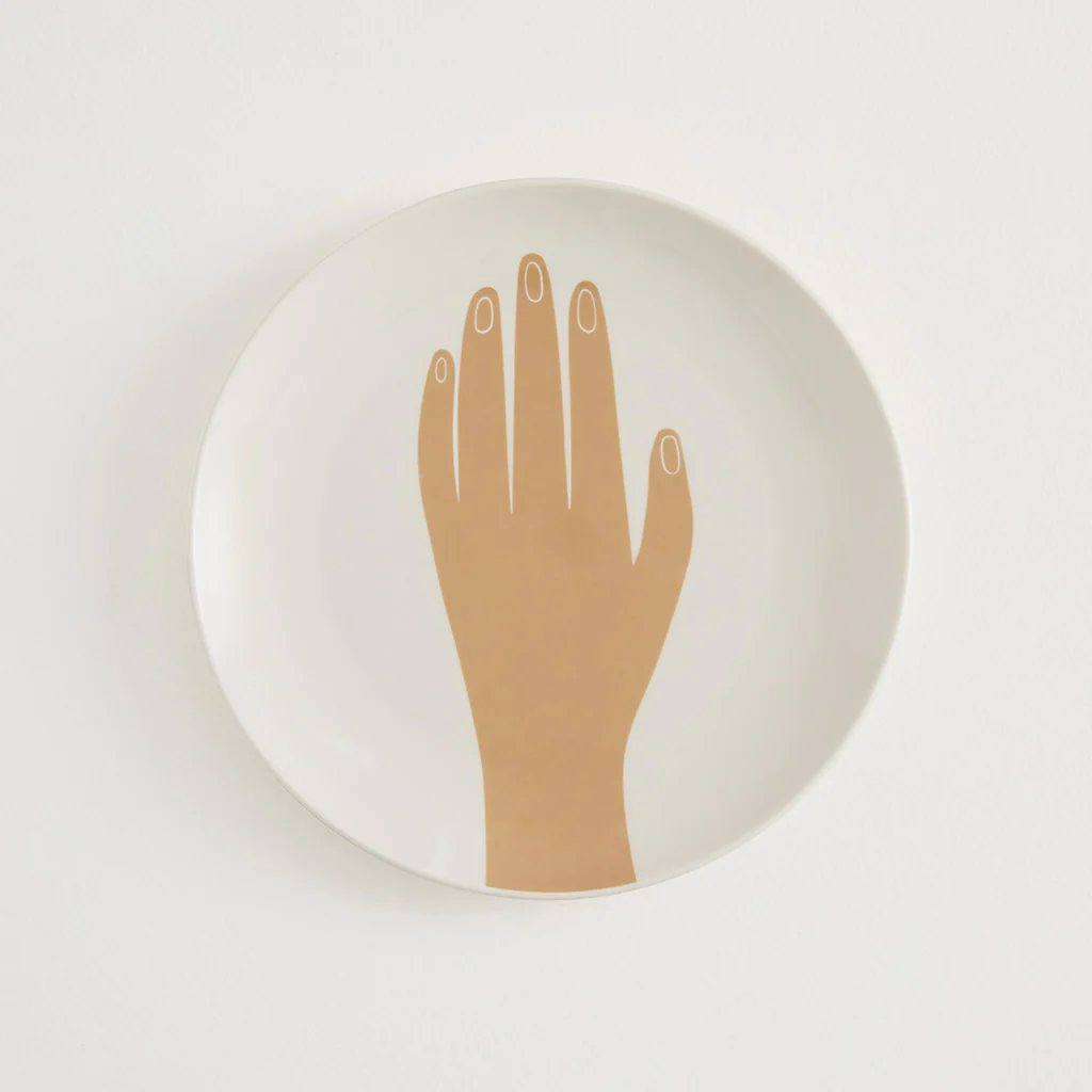 Les Mains Dinner Plates | Beige