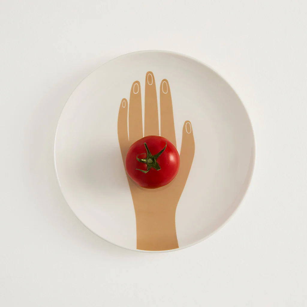 Les Mains Dinner Plates | Beige - Image 2