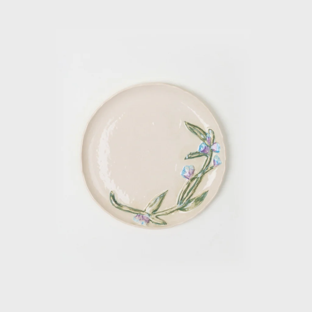Fleurie Dessert Plate | Forget-Me-Not