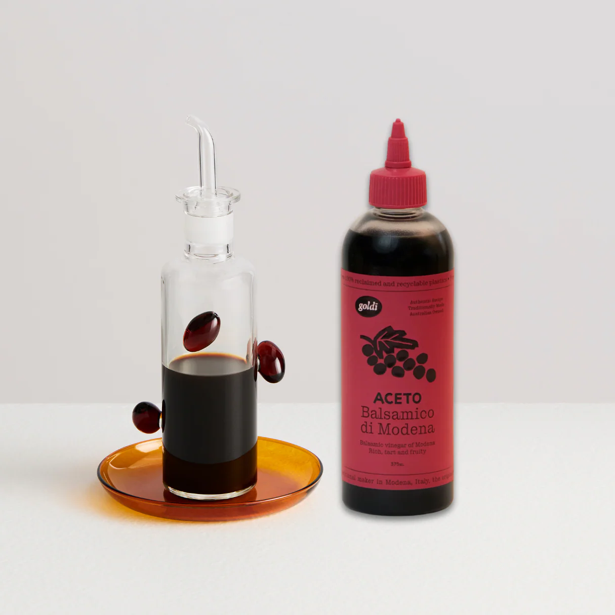 Goldi Balsamic Vinegar & Bottle Set