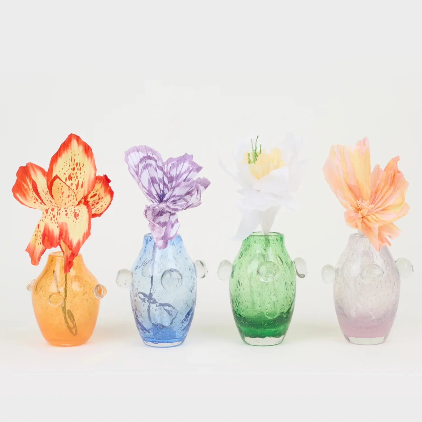 Le Petit Vase Paquerette | Blue, Clear - Image 2