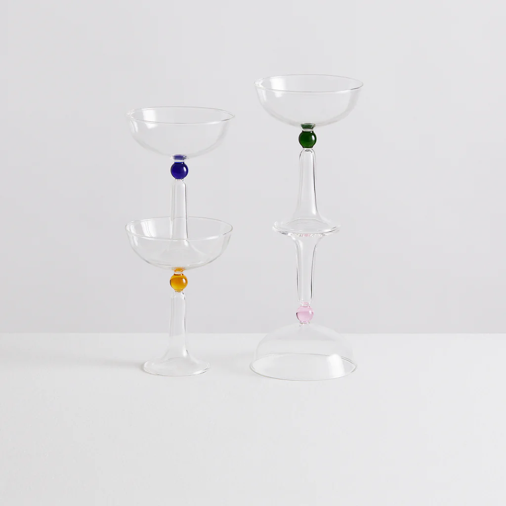 Tassel Champagne Coupes - Image 4